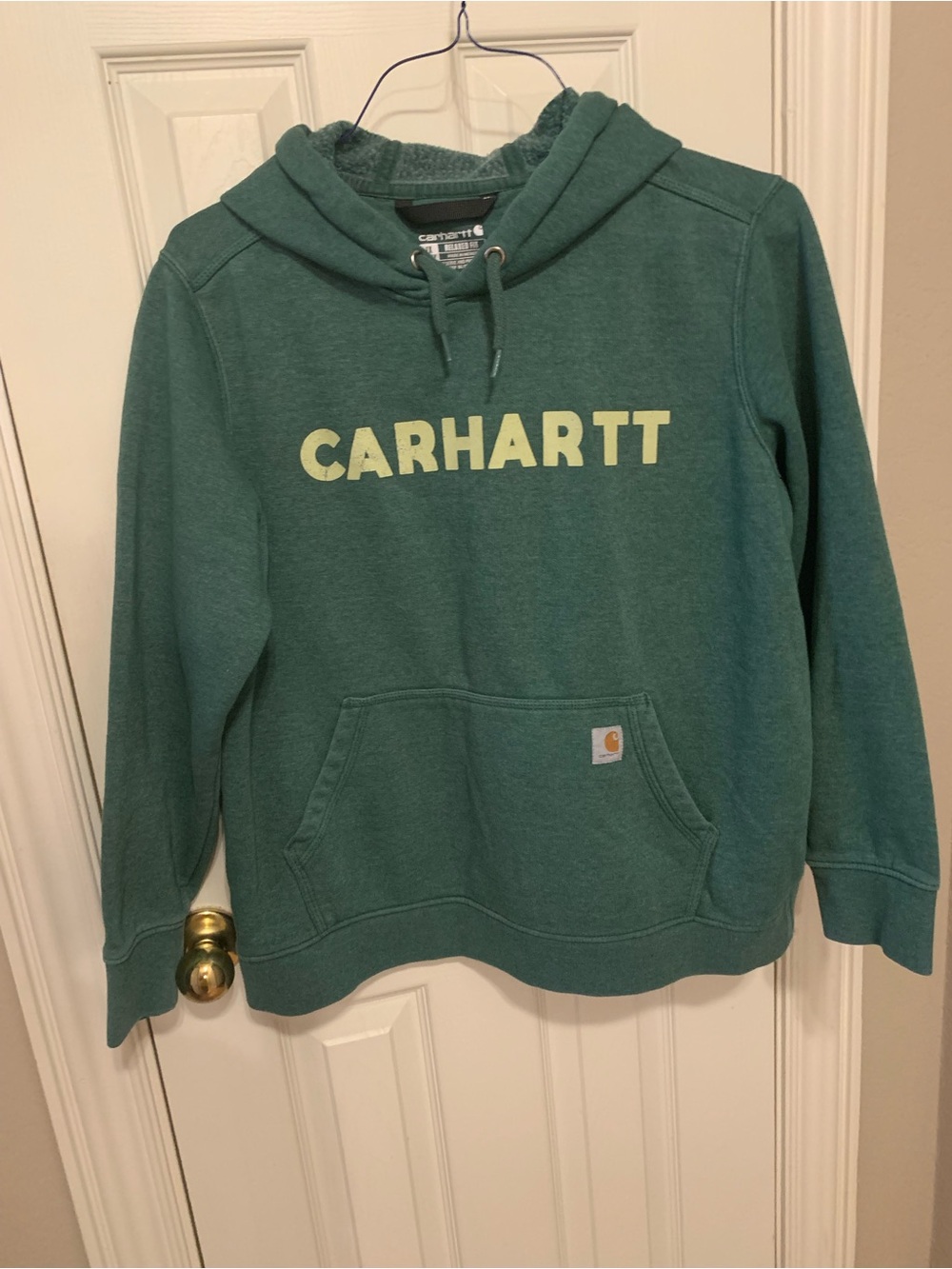 Women’s Carhartt Popover Hoodie for Work and Play SZ 1XL (16W-18W)
